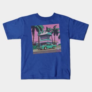 GTA VI-CE CITY Kids T-Shirt